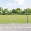 Svejset Trådhegn med Betonsokkel 50 x 1,6 m Galvaniseret stål