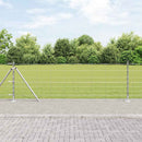 Svejset Trådhegn med Betonsokkel 100 x 0,8 m Galvaniseret stål