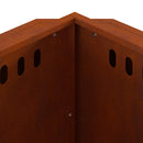 Røgfri ildskål Rusten 58 x 58 x 51 cm Cortenstål