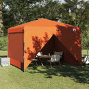 Canopy Tent Orange 290 x 290 x 251 cm Stof