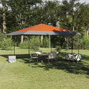Canopy Tent Orange 395 x 395 x 251 cm Stof