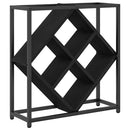 Vinfad Sort eg 51 x 18 x 52,5 cm Konstrueret træ