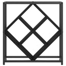 Vinfad Sort eg 51 x 18 x 52,5 cm Konstrueret træ