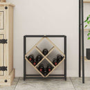 Vinfad 16 flasker Konstrueret træ Sonoma eg