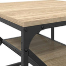 Sofabord Sonoma eg 51 x 50 x 40 cm Ingeniørtræ og stål