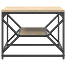 Sofabord Sonoma eg 51 x 50 x 40 cm Ingeniørtræ og stål