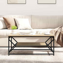 Sofabord Sonoma eg 90 x 50 x 40 cm Ingeniørtræ og stål