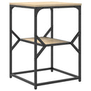 Sidebord Sonoma eg 41 x 40 x 60 cm Ingeniørtræ og stål