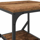 Sidebord Gammelt træ 41 x 40 x 60 cm Ingeniørtræ og stål