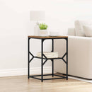 Sidebord Gammelt træ 41 x 40 x 60 cm Ingeniørtræ og stål