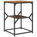 Sidebord Gammelt træ 41 x 40 x 60 cm Ingeniørtræ og stål