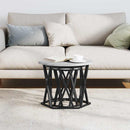 Sidebord 2 pcs Grå Sonoma Ingeniørtræ og stål