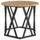 Sidebord 2 pcs Artisan Egetræ Ingeniørtræ og stål