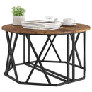 Sofabord Gammelt træ 80 x 80 x 42 cm Ingeniørtræ og stål