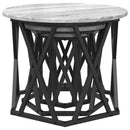 Nesting Sidebord 3 pcs Grå Sonoma Ingeniørtræ og stål