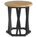 Nesting Sidebord 3 pcs Artisan Egetræ Ingeniørtræ og stål