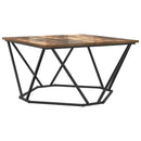 Sofabord Røget eg 80 x 80 x 45 cm Ingeniørtræ og stål