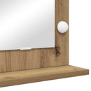 Vaskeskab Spejl Artisan Egetræ 60 x 55 x 18 cm Rektangulær