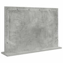 Vaskeskab Spejl Rektangulær med spejl Beton Grå 80 x 55 x 18 cm
