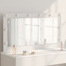 Vaskeskab Spejl Hvid 100 x 55 x 18 cm Glas og Konstrueret træ