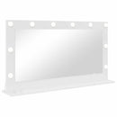 Vaskeskab Spejl Hvid 100 x 55 x 18 cm Glas og Konstrueret træ