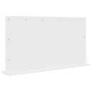 Vaskeskab Spejl Hvid 100 x 55 x 18 cm Glas og Konstrueret træ