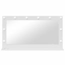 Vaskeskab Spejl Hvid 100 x 55 x 18 cm Glas og Konstrueret træ