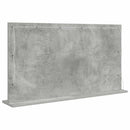 Vaskeskab Spejl Rektangulær Beton Grå 100 x 55 x 18 cm