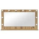 Vaskeskab Spejl Artisan Egetræ 100 x 55 x 18 cm Rektangulær