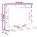 Vaskeskab Spejl Artisan Egetræ 60 x 45 x 18 cm Rektangulær