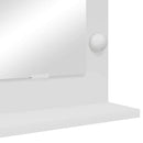 Vaskeskab Spejl Hvid 80 x 45 x 18 cm Glas og Konstrueret træ