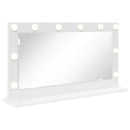 Vaskeskab Spejl Hvid 80 x 45 x 18 cm Glas og Konstrueret træ