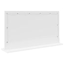 Vaskeskab Spejl Hvid 80 x 45 x 18 cm Glas og Konstrueret træ