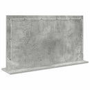 Vaskeskab Spejl Rektangulær med spejl Beton Grå 80 x 45 x 18 cm