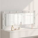 Vaskeskab Spejl Hvid 100 x 45 x 18 cm Glas og Konstrueret træ