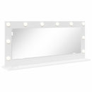 Vaskeskab Spejl Hvid 100 x 45 x 18 cm Glas og Konstrueret træ
