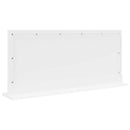 Vaskeskab Spejl Hvid 100 x 45 x 18 cm Glas og Konstrueret træ