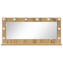 Vaskeskab Spejl Artisan Egetræ 100 x 45 x 18 cm Rektangulær