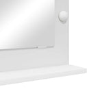 Vaskeskab Spejl Hvid 70 x 50 x 18 cm Glas og Konstrueret træ