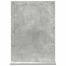 Vaskeskab Spejl Rektangulær med spejl Beton Grå 70 x 50 x 18 cm