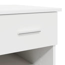 Bord Hvid 90 x 49 x 75 cm Konstrueret træ