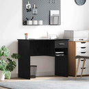 Bord Sort eg 90 x 49 x 75 cm Konstrueret træ