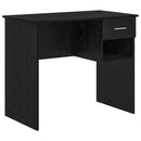 Bord Sort eg 90 x 49 x 75 cm Konstrueret træ