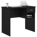 Bord Sort eg 90 x 49 x 75 cm Konstrueret træ