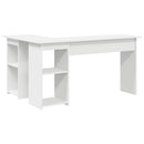 Bord Hvid 142 x 102 x 73 cm Konstrueret træ