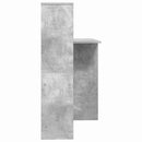 Bord Beton Grå Konstrueret træ 131,5 x 50 x 106,5 cm