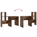 Bord Røget eg Konstrueret træ 131,5 x 50 x 106,5 cm
