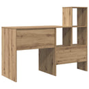 Bord Artisan Egetræ Konstrueret træ 131,5 x 50 x 106,5 cm