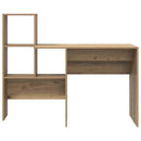 Bord Artisan Egetræ Konstrueret træ 131,5 x 50 x 106,5 cm
