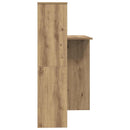 Bord Artisan Egetræ Konstrueret træ 131,5 x 50 x 106,5 cm